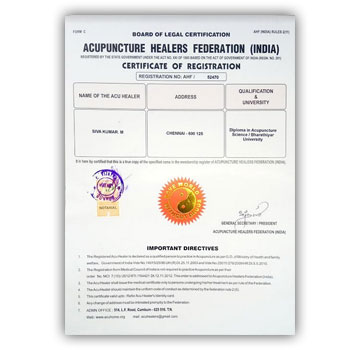 Certificate of Registration