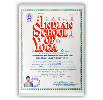 Diploma in Yoga Therapy